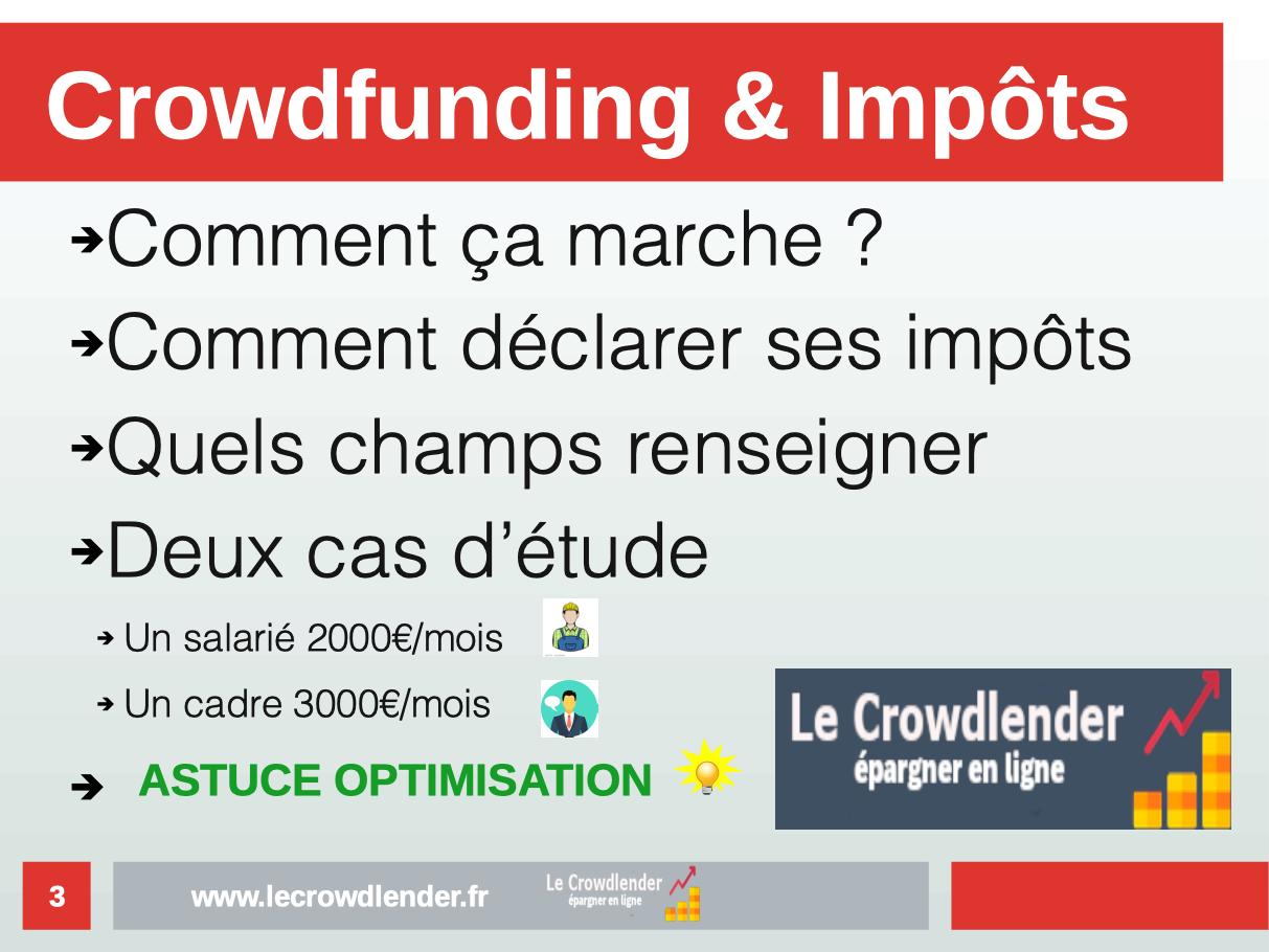 Crowdfunding Impôts