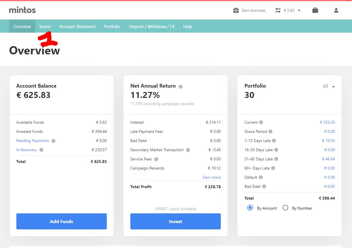 Mintos Guide Dashboard